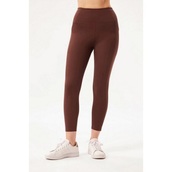 💕GIRLFRIEND COLLECTIVE💕 Compressive Pocket Leggings ~ Earth Brown Medium M NWT - Picture 4 of 16
